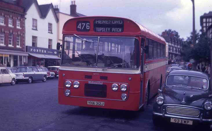 Midland Red Ford R192 Plaxton Derwent 6312